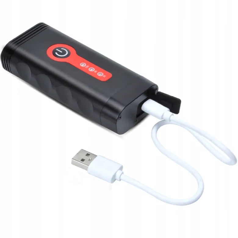 RETOO galingas LED dviračio žibintų komplektas 1800LM, priekinis ir galinis