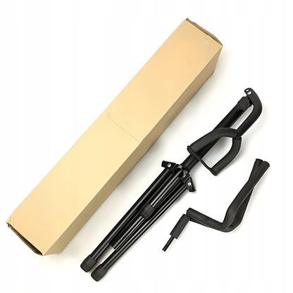 RETOO gitaros stovas su kaklo fiksatoriumi, reguliuojamas, 61–70 cm