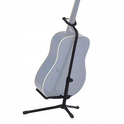 RETOO gitaros stovas su kaklo fiksatoriumi, reguliuojamas, 61–70 cm