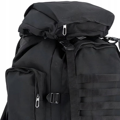 RETOO karinė taktinė kuprinė 50L, talpi, juoda
