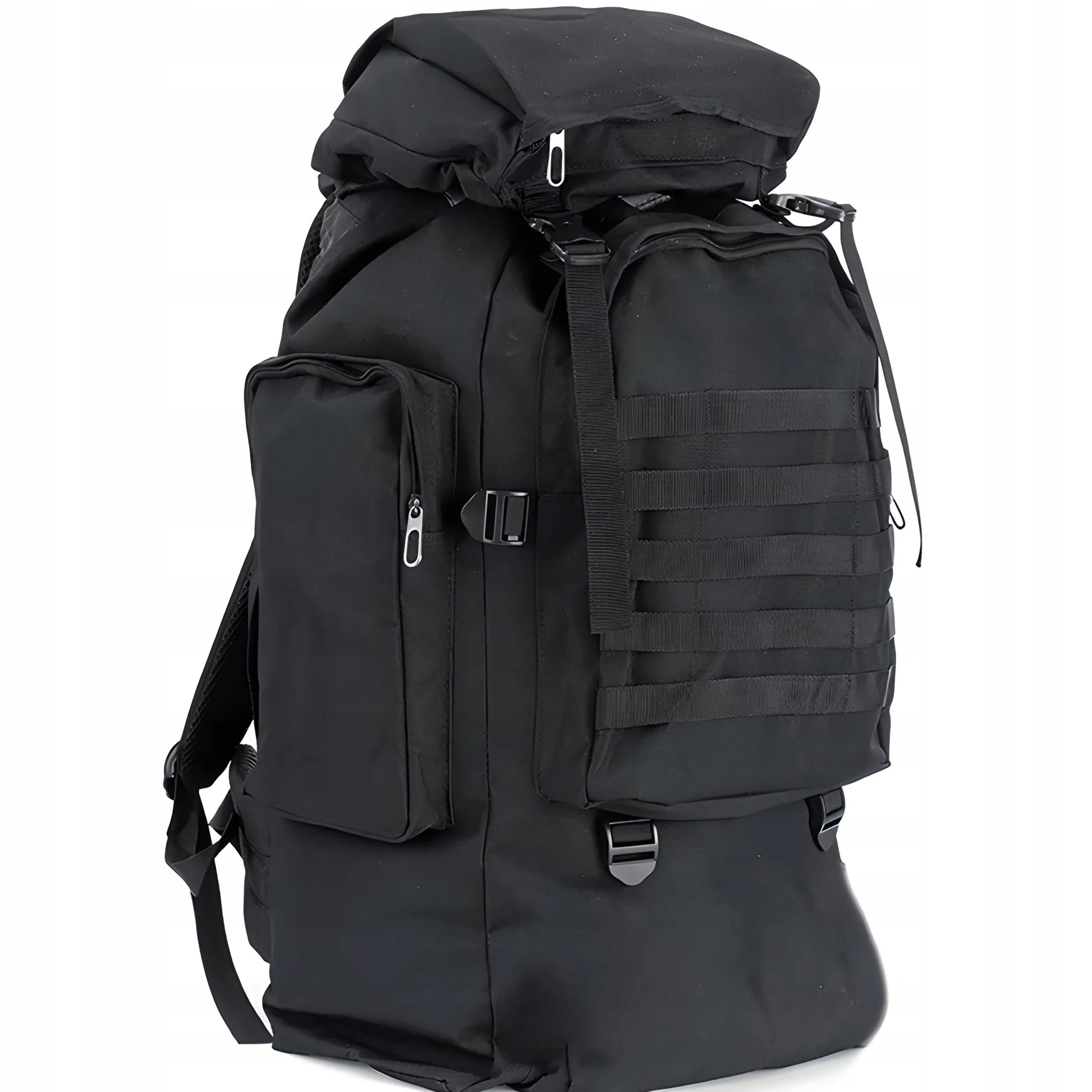 RETOO karinė taktinė kuprinė 50L, talpi, juoda