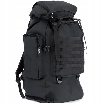 RETOO karinė taktinė kuprinė 50L, talpi, juoda