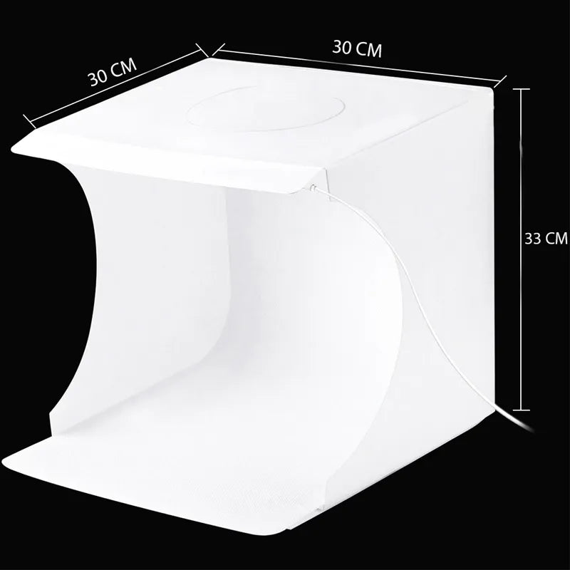 RETOO LED fotonamas be šešėlių studijinėms nuotraukoms, baltas / juodas