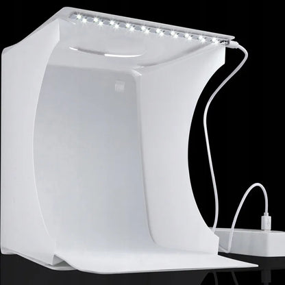 RETOO LED fotonamas be šešėlių studijinėms nuotraukoms, baltas / juodas