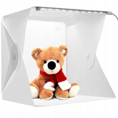 RETOO LED fotonamas be šešėlių studijinėms nuotraukoms, baltas / juodas