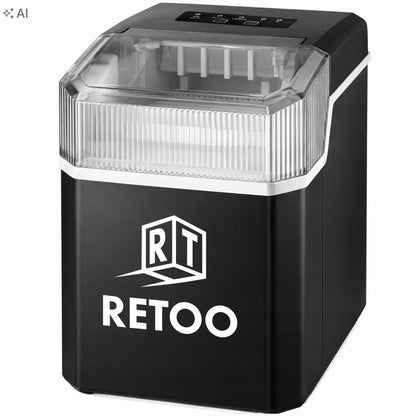 RETOO ledukų gaminimo aparatas, 85 W, 12 kg/24 val., tylus veikimas, sidabrinis