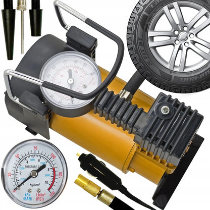 RETOO M050 automobilinis kompresorius 12 V, 150 PSI, su 3 antgaliais