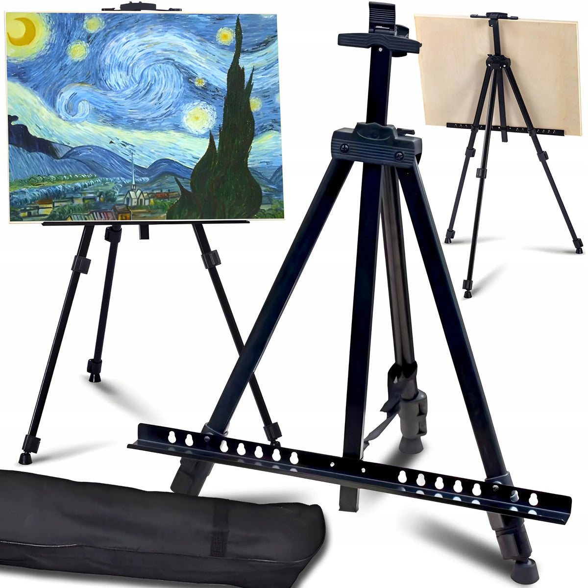 RETOO O004 trijų kojų lauko molbertas, 158 cm, su dėklu