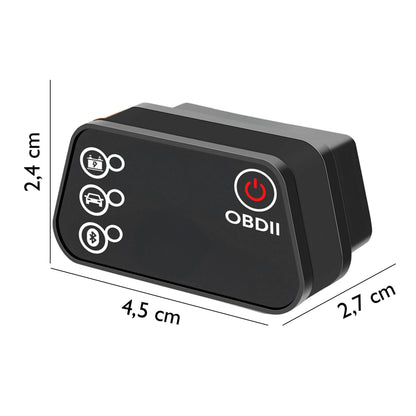 RETOO OBD2 Bluetooth diagnostikos sąsaja, lenkų kalba, klaidų trynimo testeris