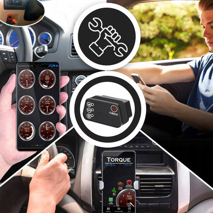 RETOO OBD2 Bluetooth diagnostikos sąsaja, lenkų kalba, klaidų trynimo testeris