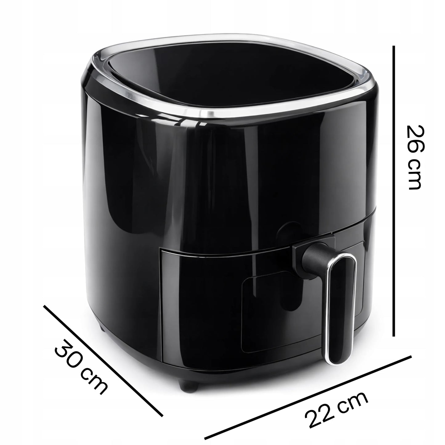 RETOO oro gruzdintuvė AIR FRYER 3,2L orkaitė 1200W 10 režimų