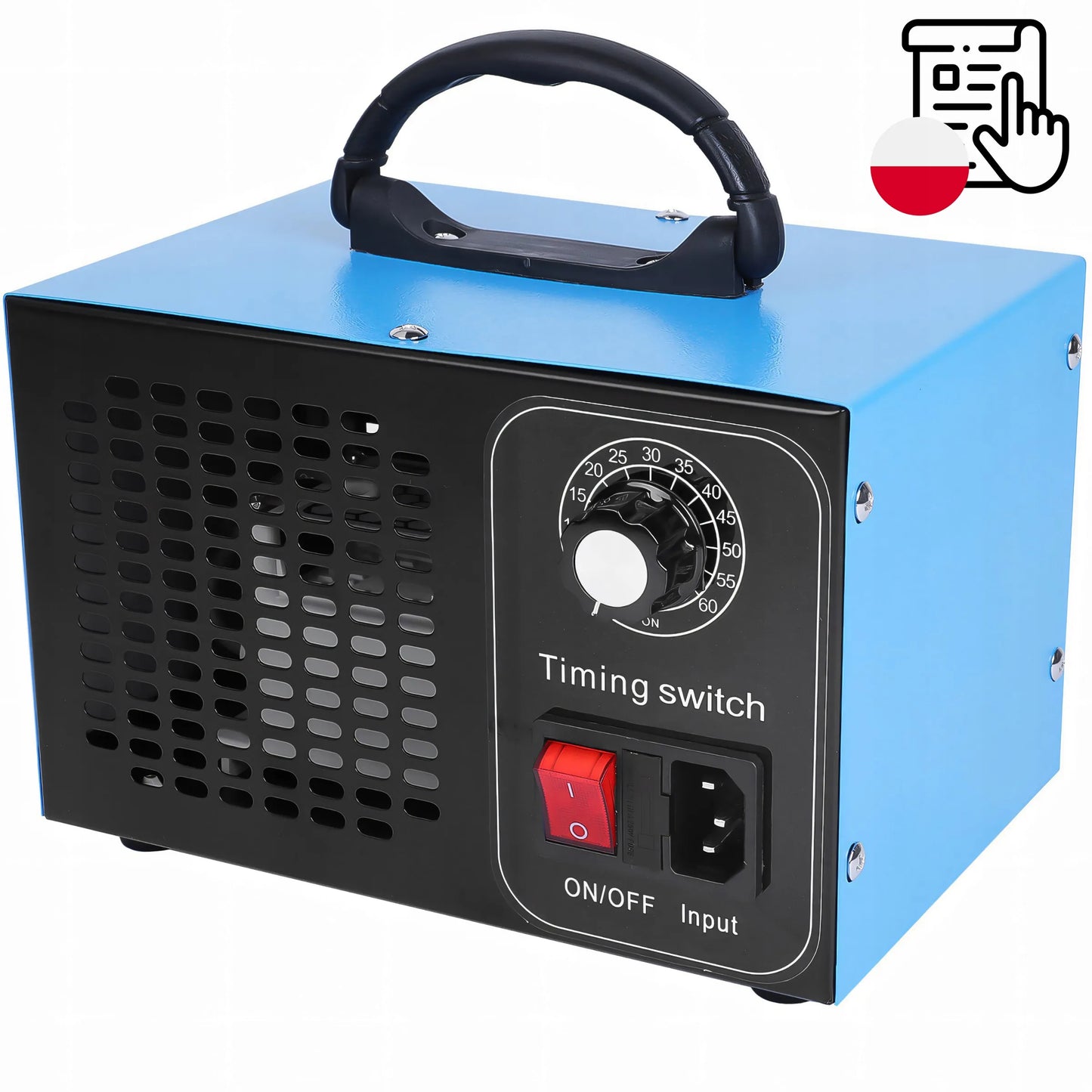 RETOO ozono generatorius ozonatorius oro valytuvas 120W 32 g/h su laikmačiu