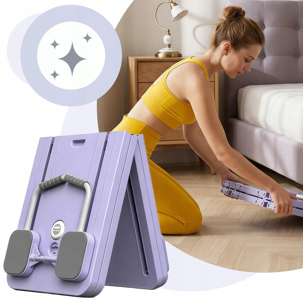 RETOO Pilates treniruočių lenta 12 viename, daugiafunkcis Pilates rinkinys