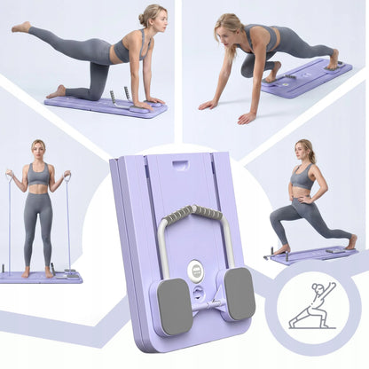 RETOO Pilates treniruočių lenta 12 viename, daugiafunkcis Pilates rinkinys