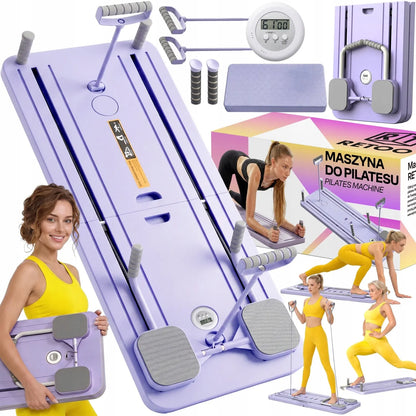 RETOO Pilates treniruočių lenta 12 viename, daugiafunkcis Pilates rinkinys