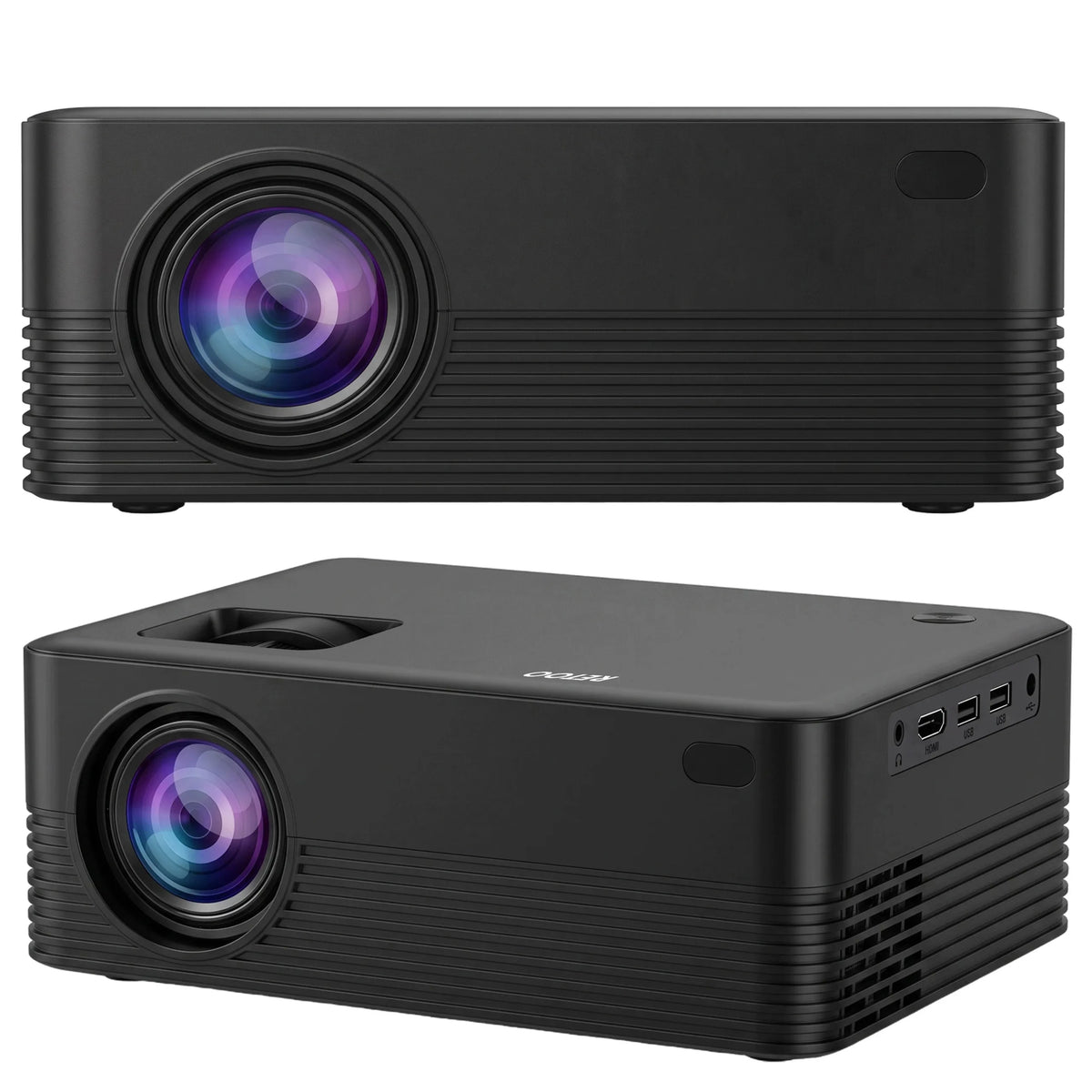 „Retoo“ projektorius su „Android“, „Wi-Fi“, „Full HD“, 9000 lm, 4K UHD palaikymu ir „Bluetooth“