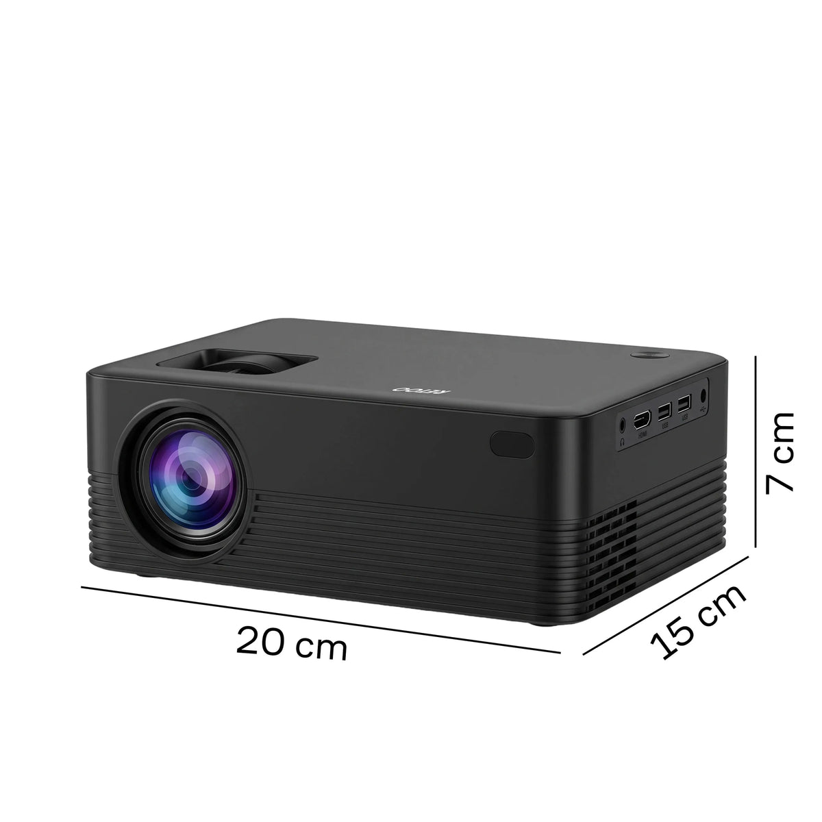 „Retoo“ projektorius su „Android“, „Wi-Fi“, „Full HD“, 9000 lm, 4K UHD palaikymu ir „Bluetooth“