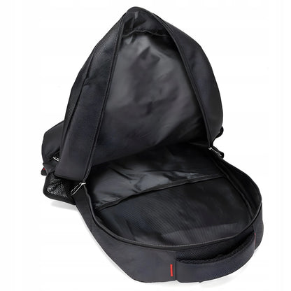RETOO SR283 vyriška ir moteriška miesto kuprinė darbui bei mokyklai, juoda, 30 l, atspari drėgmei
