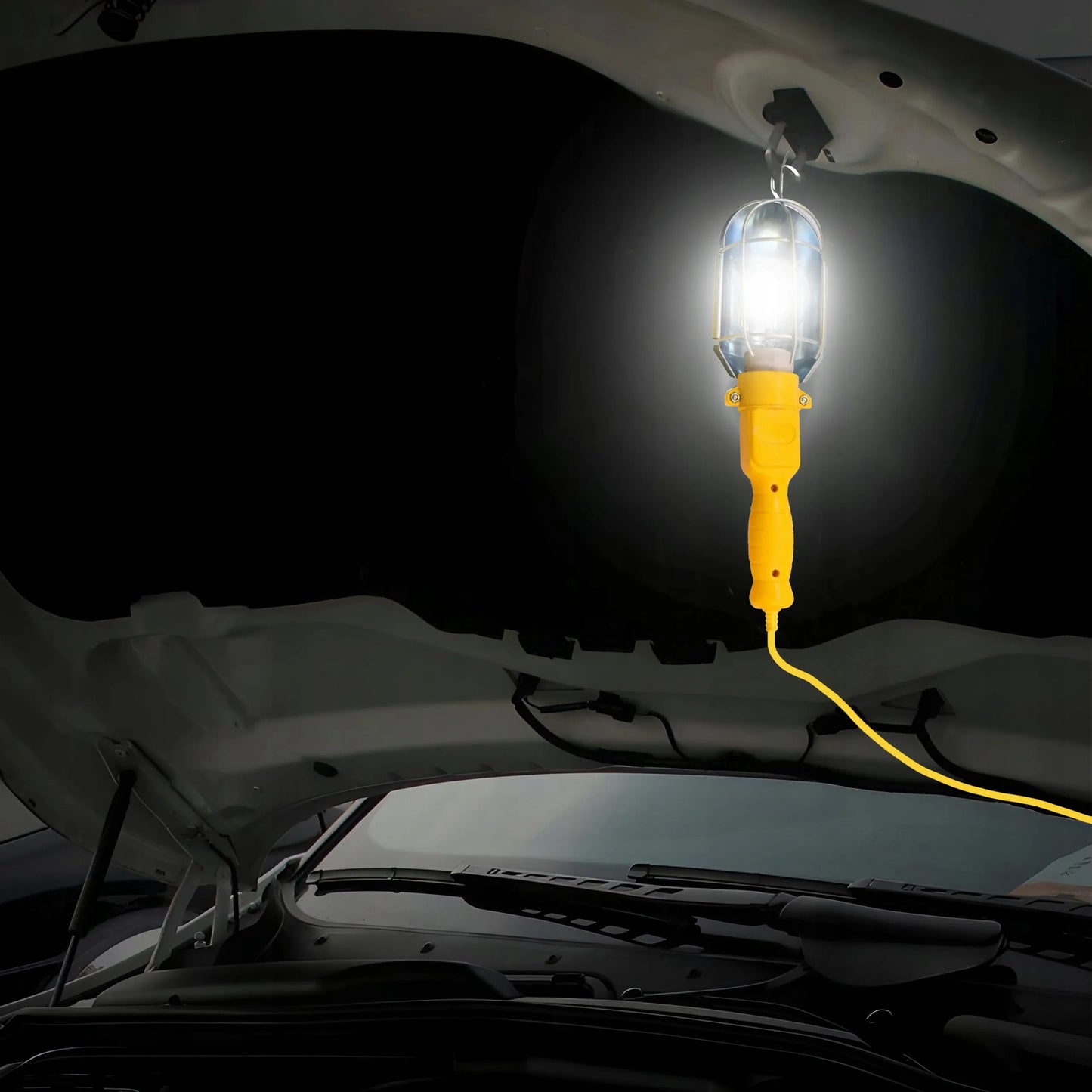 RETOO XL LED dirbtuvių lempa su kabliu, skirta garažui ir apžiūros duobei, 240 V, E27