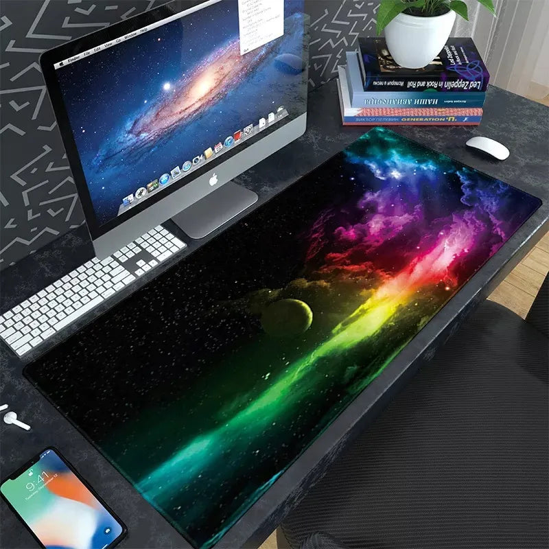 RETOO XXL žaidimų pelės kilimėlis 90x40 cm, neslystantis