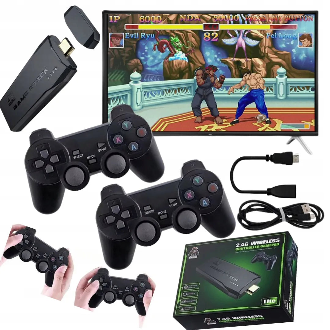 Retro žaidimų konsolė 4K BOYHOM, 64 GB, 20000 žaidimų, HDMI