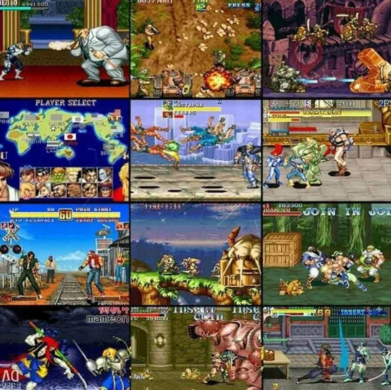 Retro žaidimų konsolė su 20000 žaidimų + 2 pulteliai