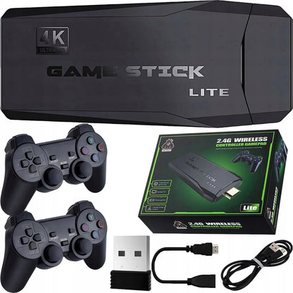 Retro žaidimų konsolė televizoriui, daugiau nei 20 000 žaidimų + du pulteliai, HDMI