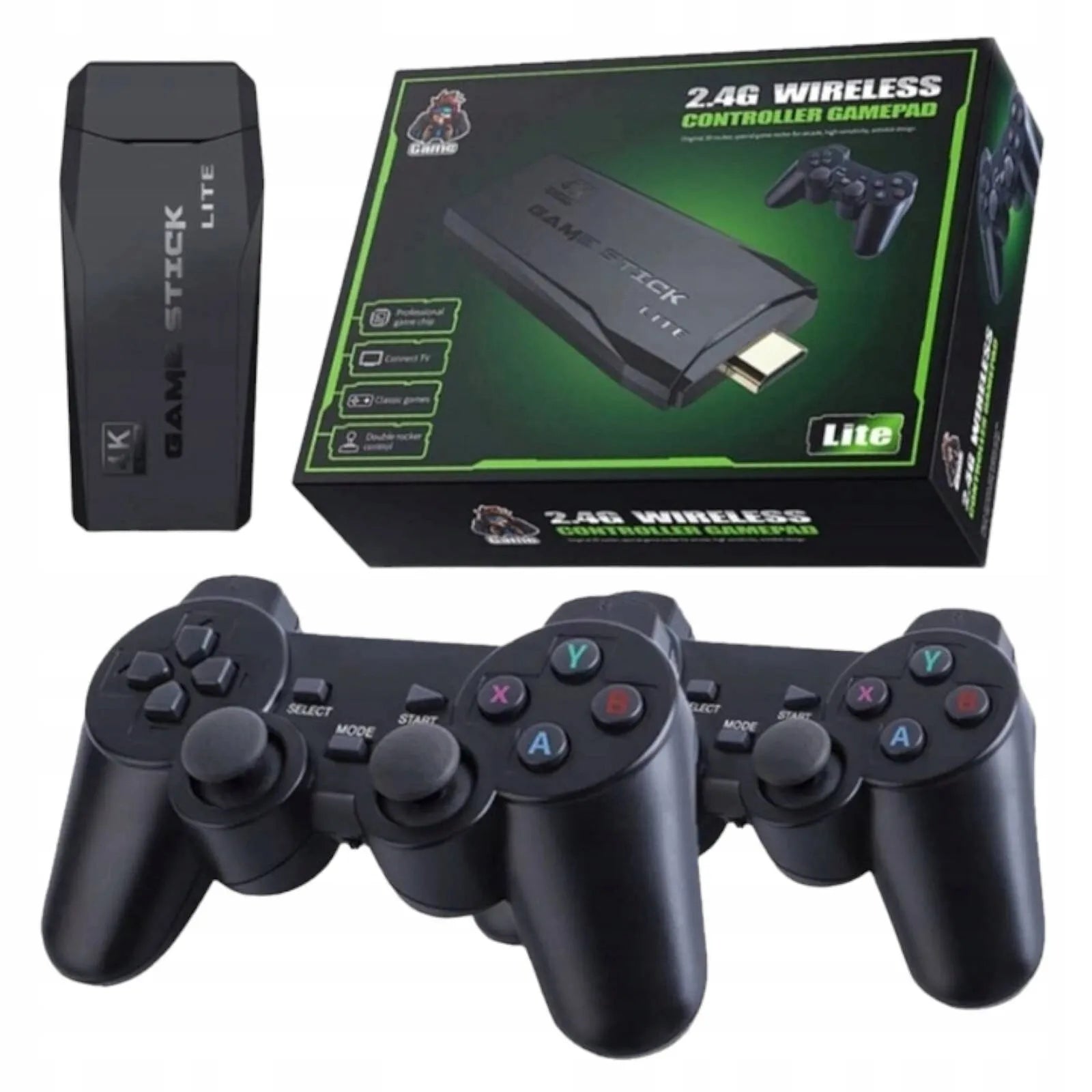 Retro žaidimų konsolė televizoriui, daugiau nei 20 000 žaidimų + du pulteliai, HDMI