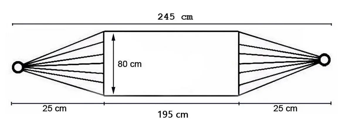 Rinkinys STOVAS + DVIVIETIS HAMAKAS nešiojamas komplektas - COMFORT ZONE iki 200 KG