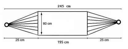Rinkinys STOVAS + DVIVIETIS HAMAKAS nešiojamas komplektas - COMFORT ZONE iki 200 KG
