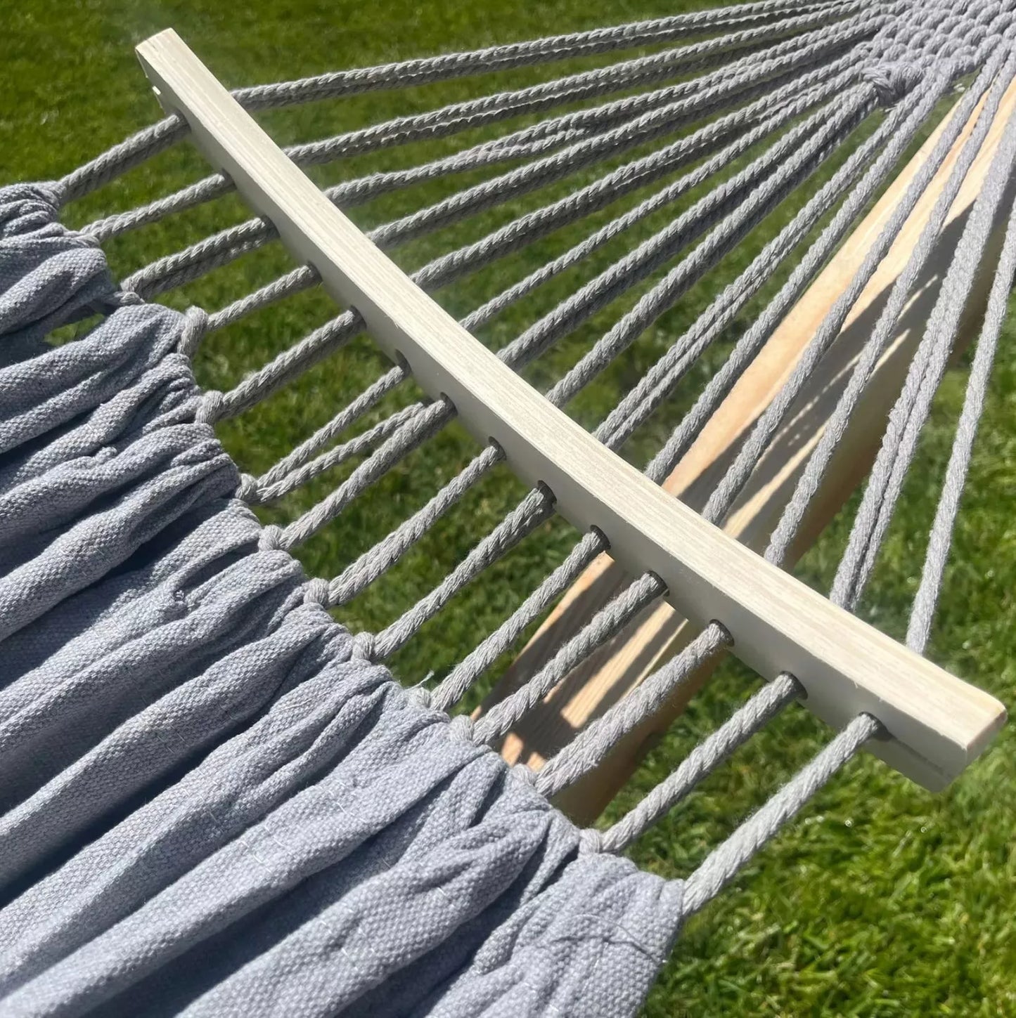 Rinkinys STOVAS + HAMAKAS 2 asm. BOHO PILKAS nešiojamas komplektas COMFORT ZONE 200 KG