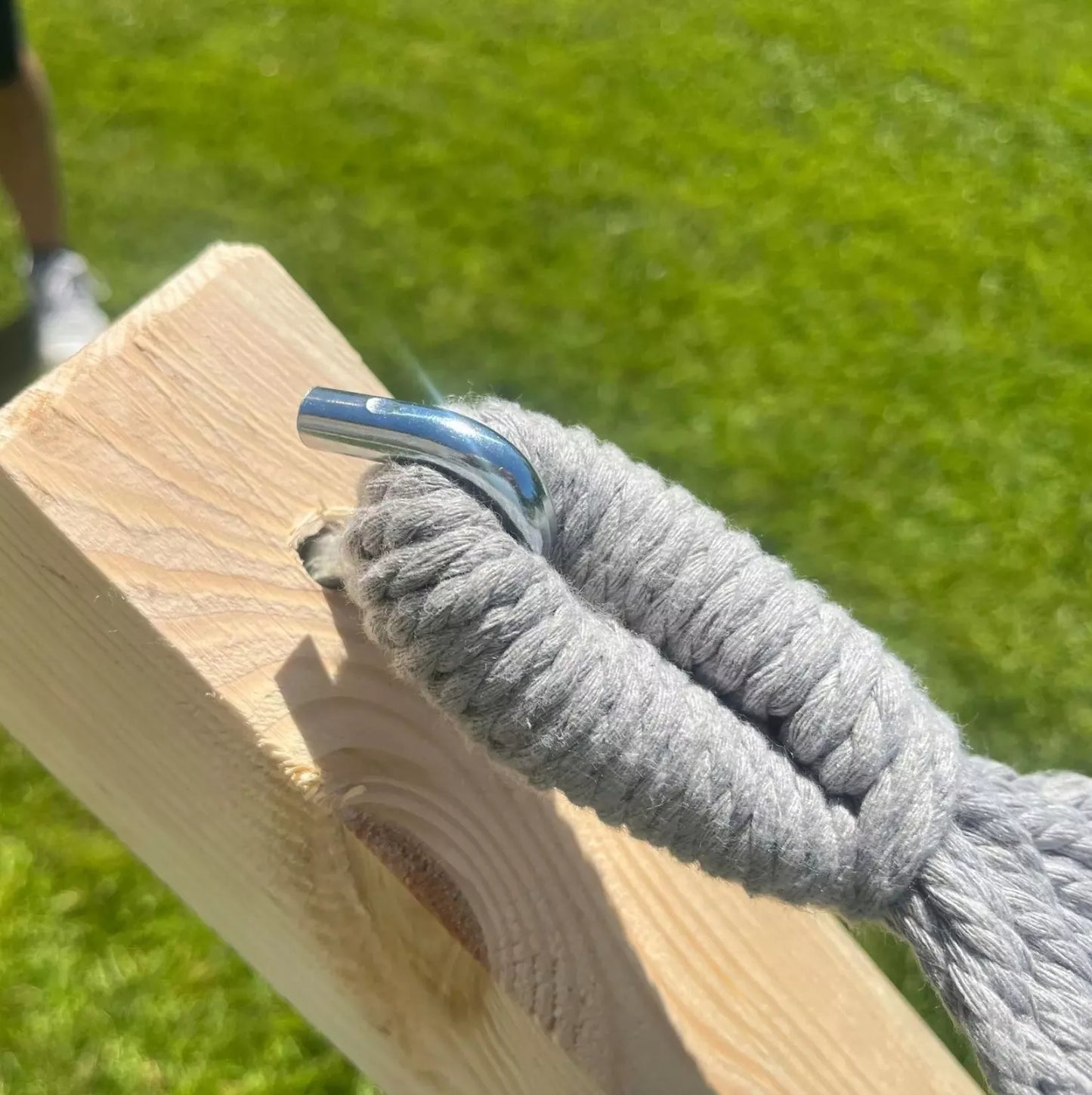 Rinkinys STOVAS + HAMAKAS 2 asm. BOHO PILKAS nešiojamas komplektas COMFORT ZONE 200 KG