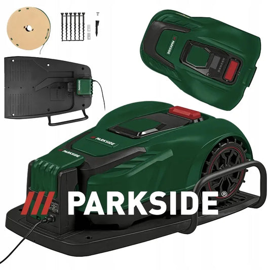 Robotė vejapjovė Parkside PAMRC 250 A1 CITY 20V 2Ah 250m² X20V