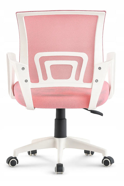 Rožinė biuro kėdė GIOSEDIO NFX012 | Sukama ergonomiška su tinkleliu