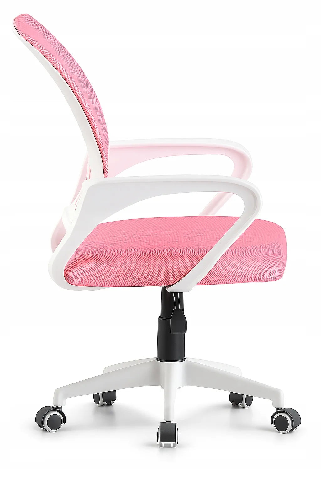 Rožinė biuro kėdė GIOSEDIO NFX012 | Sukama ergonomiška su tinkleliu