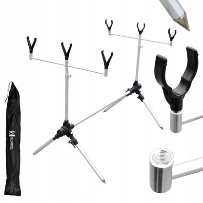 Rumpol meškerių stovas Rod Pod 3 meškerėms, stabilus ir reguliuojamas