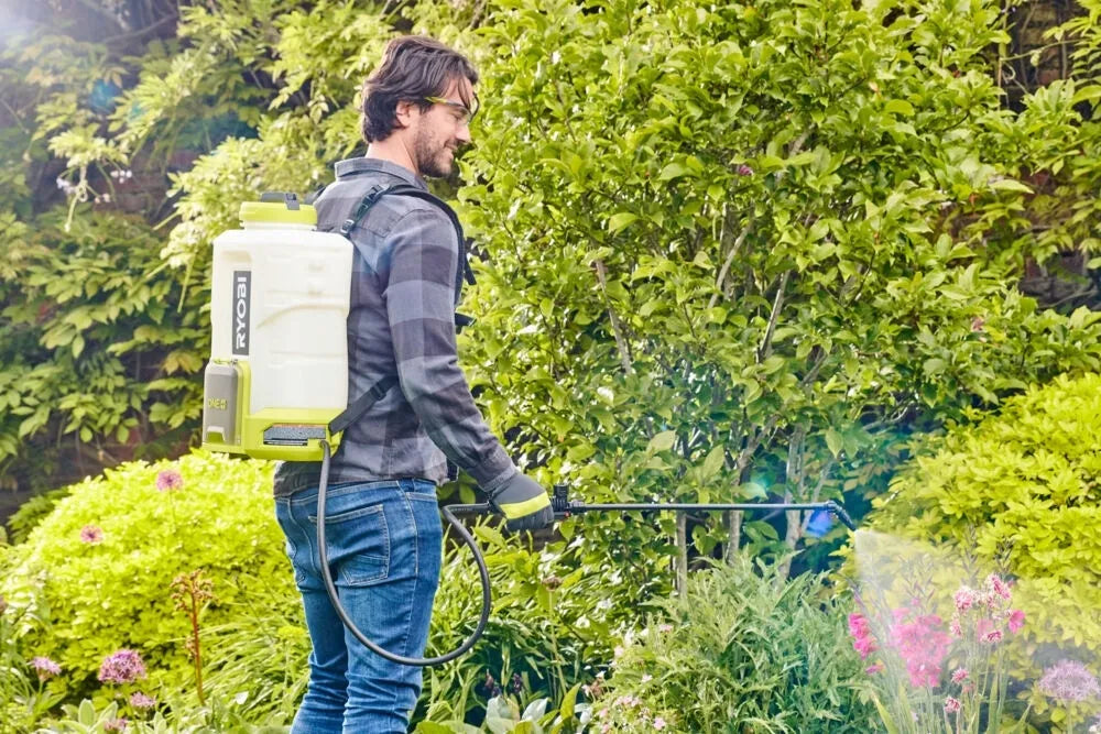 Ryobi 15 l ONE+ 18V akumuliatorinis kuprinis purkštuvas RY18BPSB-0