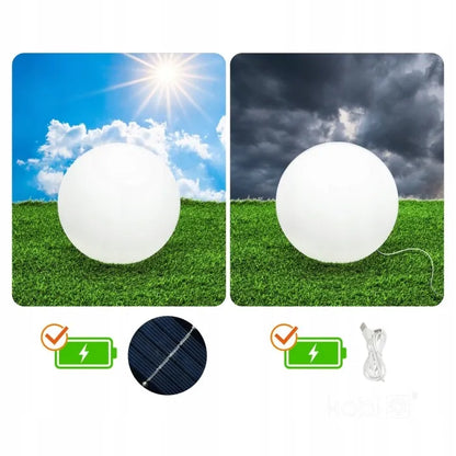 Saulės energija maitinamas LED sodo šviestuvas 3000K RGB