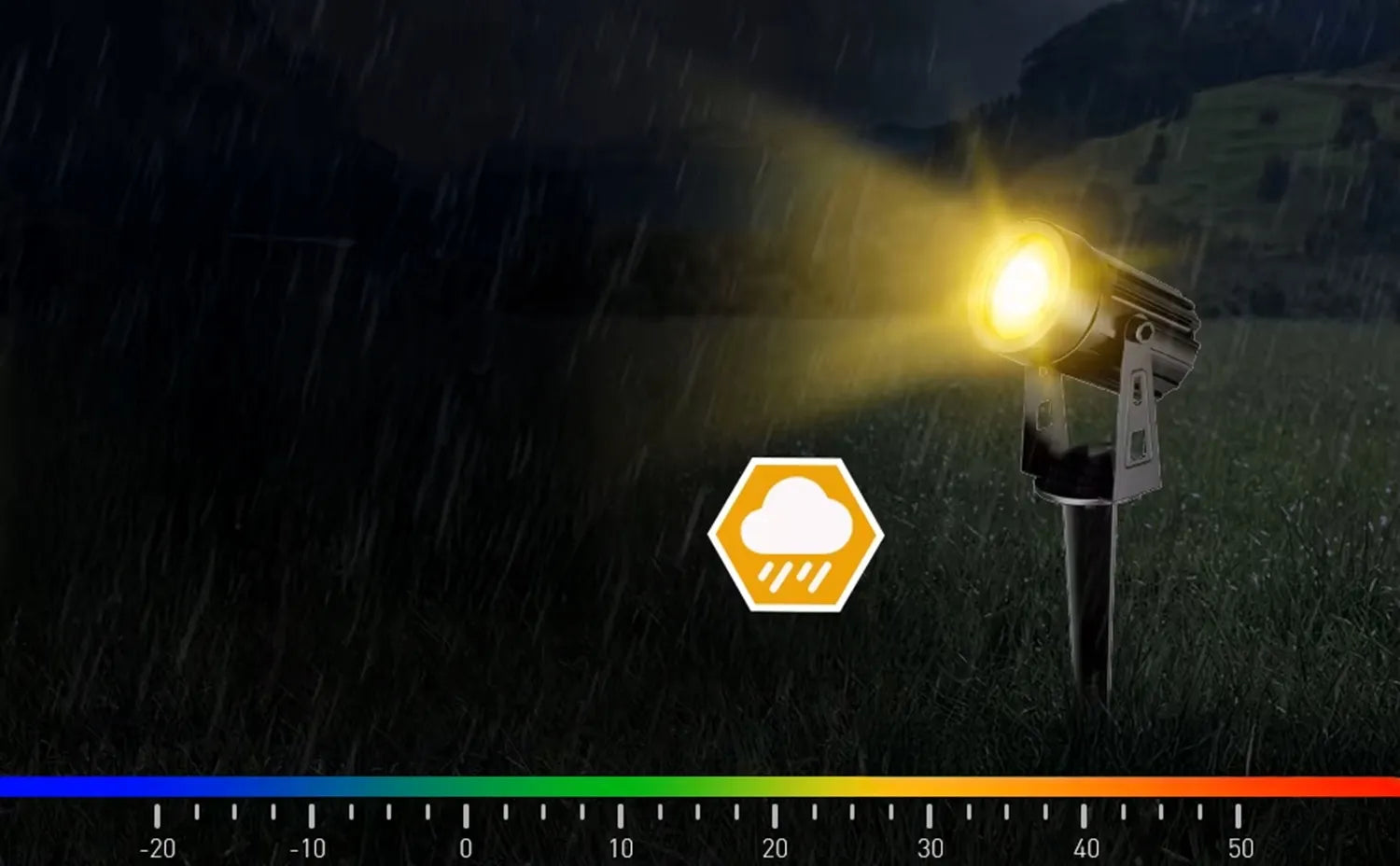 Saulės energija maitinamas sodo LED šviestuvas, įsmeigiamas, 4x prožektorius, prieblandos jutiklis