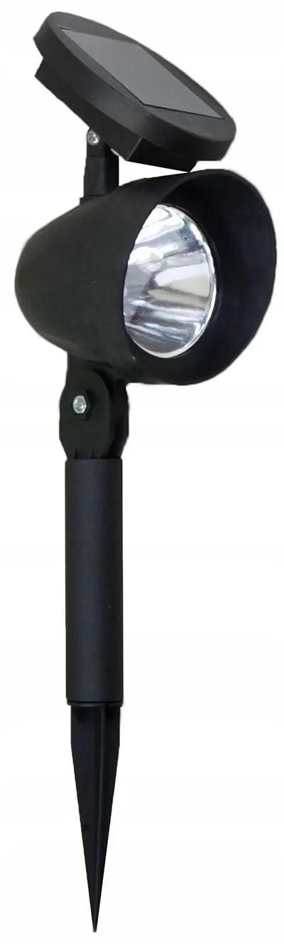 Saulės energija varoma 3 LED lempa prožektorius sodo dekoracija įsmeigiamas stulpelis