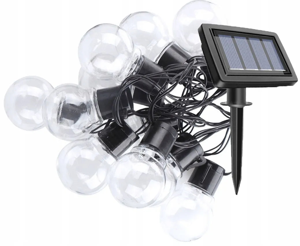 Saulės girlianda 10 LED sodo dekoracija