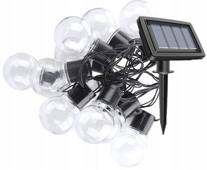Saulės girlianda 10 LED sodo dekoracija