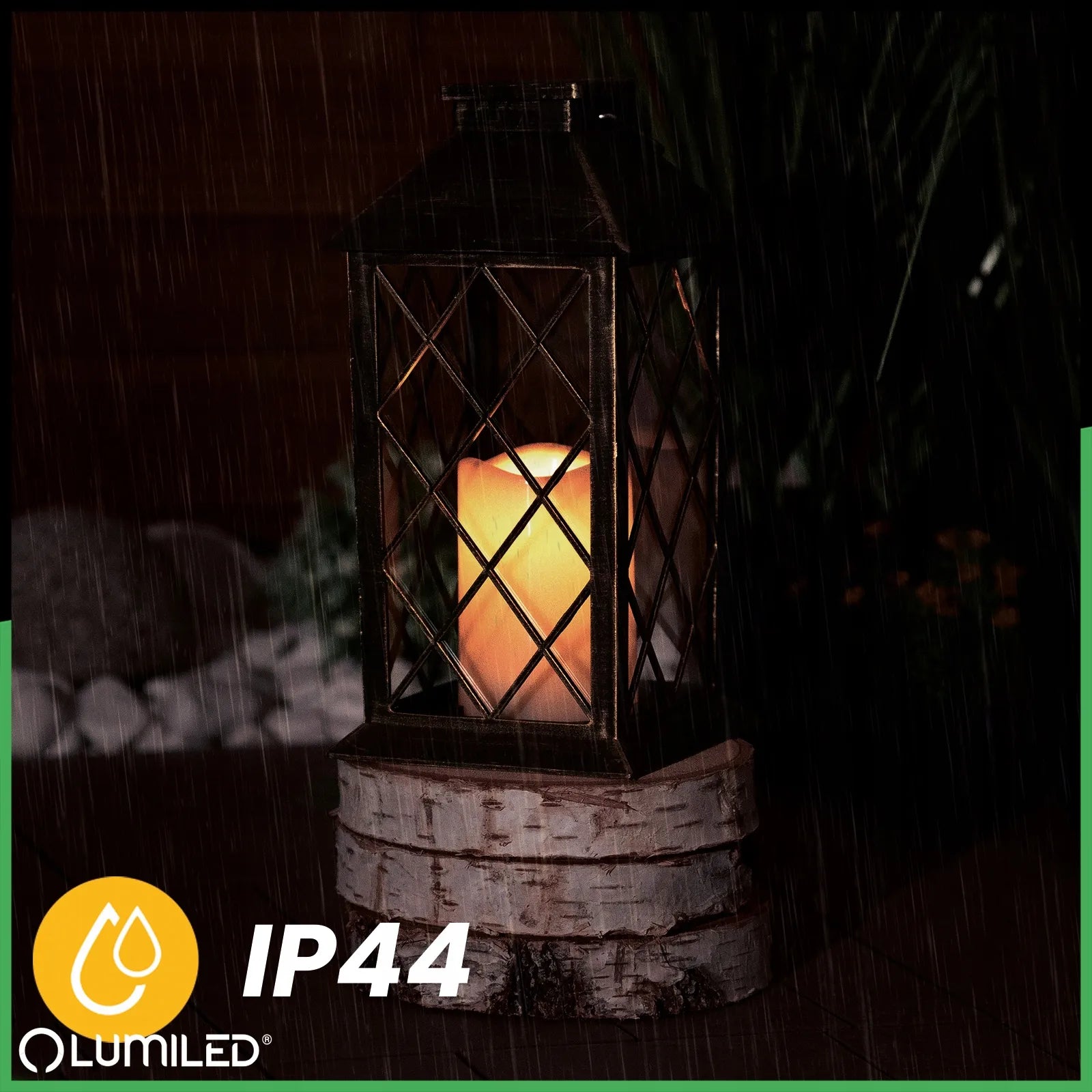 Saulės LED sodo žibintai Lumiled LIRIO 2, 2 dalių rinkinys