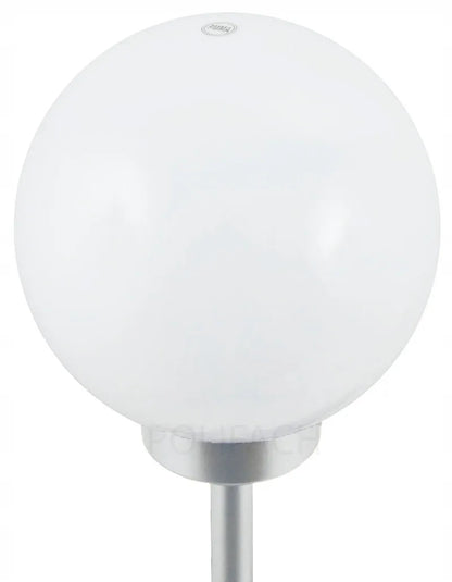 Saulės lempa sodo dekoracija 4 LED BALTAS RUTULYS 25cm terasa balkonas P-025