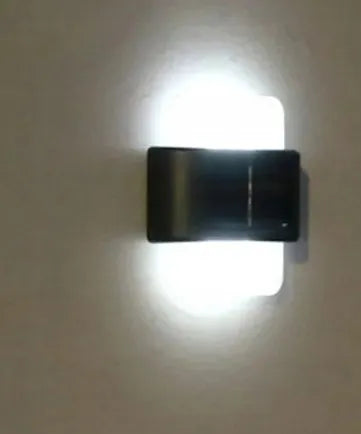 Saulės sieninis šviestuvas 6 LED sodo terasos balkono dekoracija, 2 vnt.