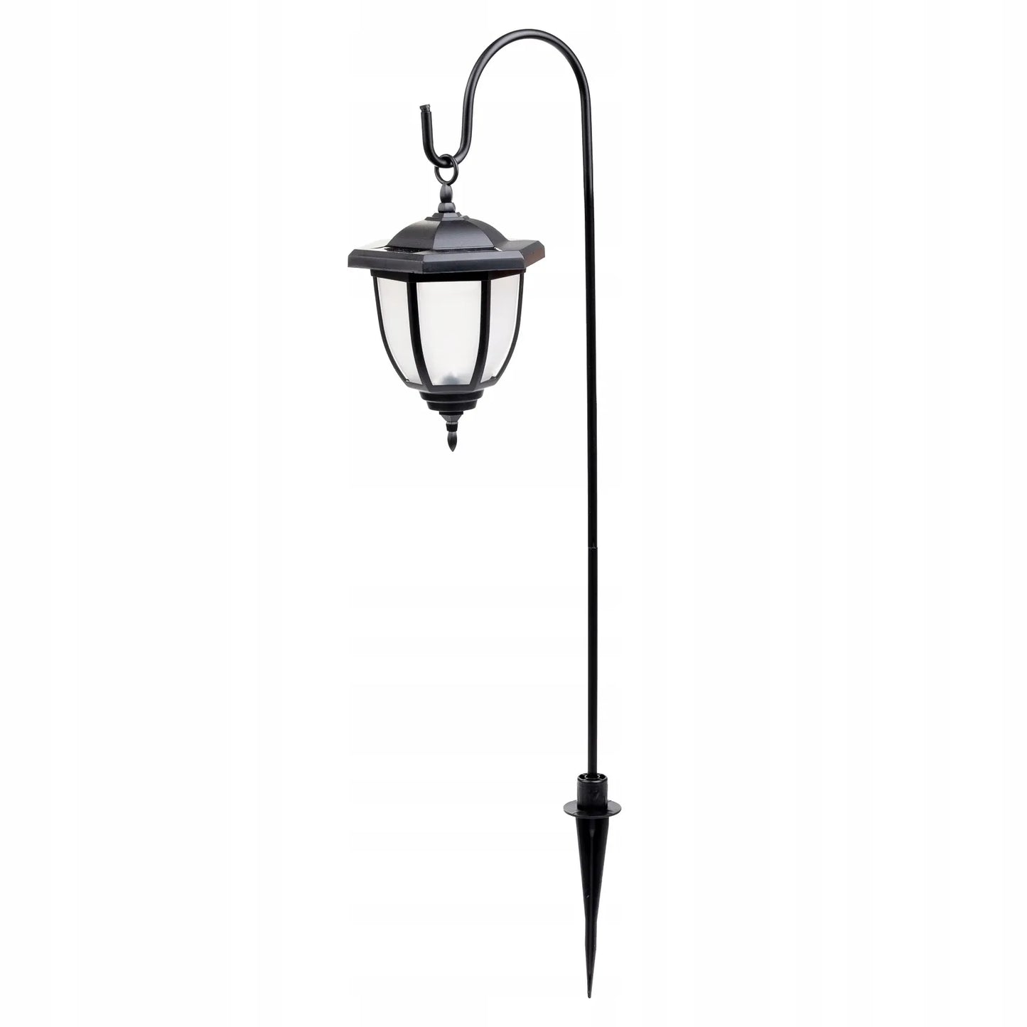 Saulės sodo LED žibintas, dekoratyvinis lauko šviestuvas, įsmeigiamas stulpas, 80 cm