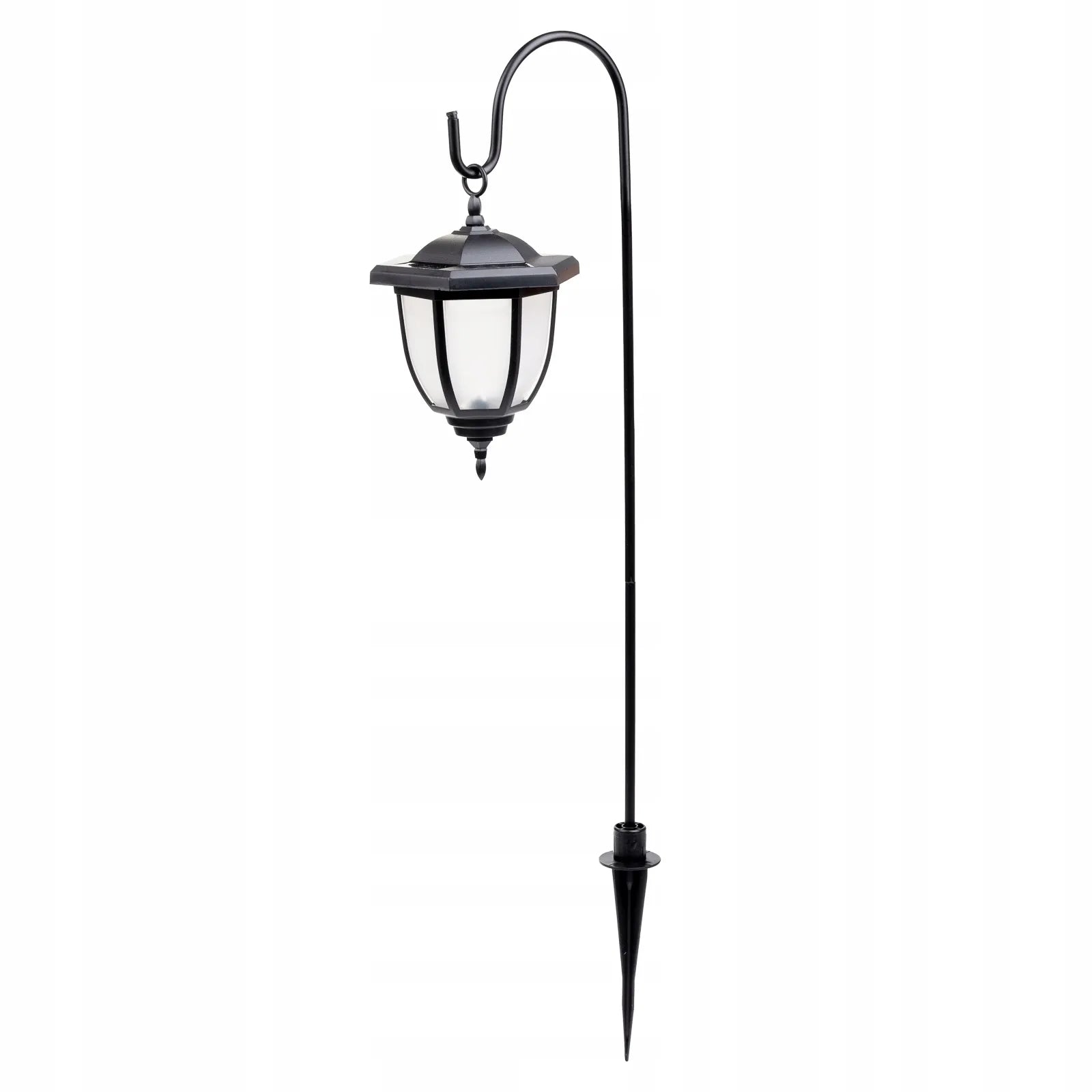 Saulės sodo LED žibintas, dekoratyvinis lauko šviestuvas, įsmeigiamas stulpas, 80 cm