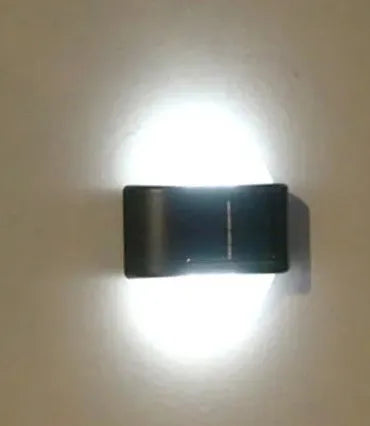 Saulės sodo šviestuvas-kinkietas 6 LED dekoracijai, sodui, terasai, balkonui, 2 vnt. P-120