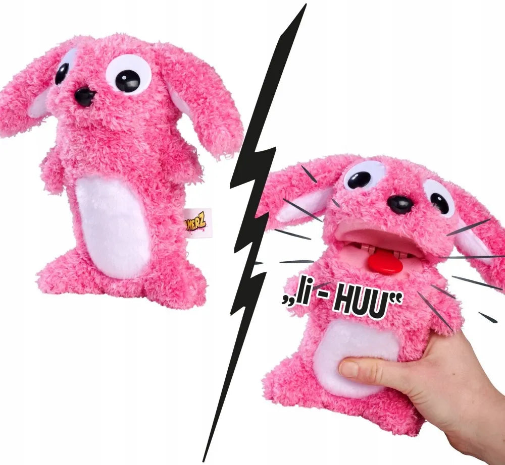 „ScreamerZ“ interaktyvus zuikutis su garsu, 30 cm, „Happy Prank“, Simba