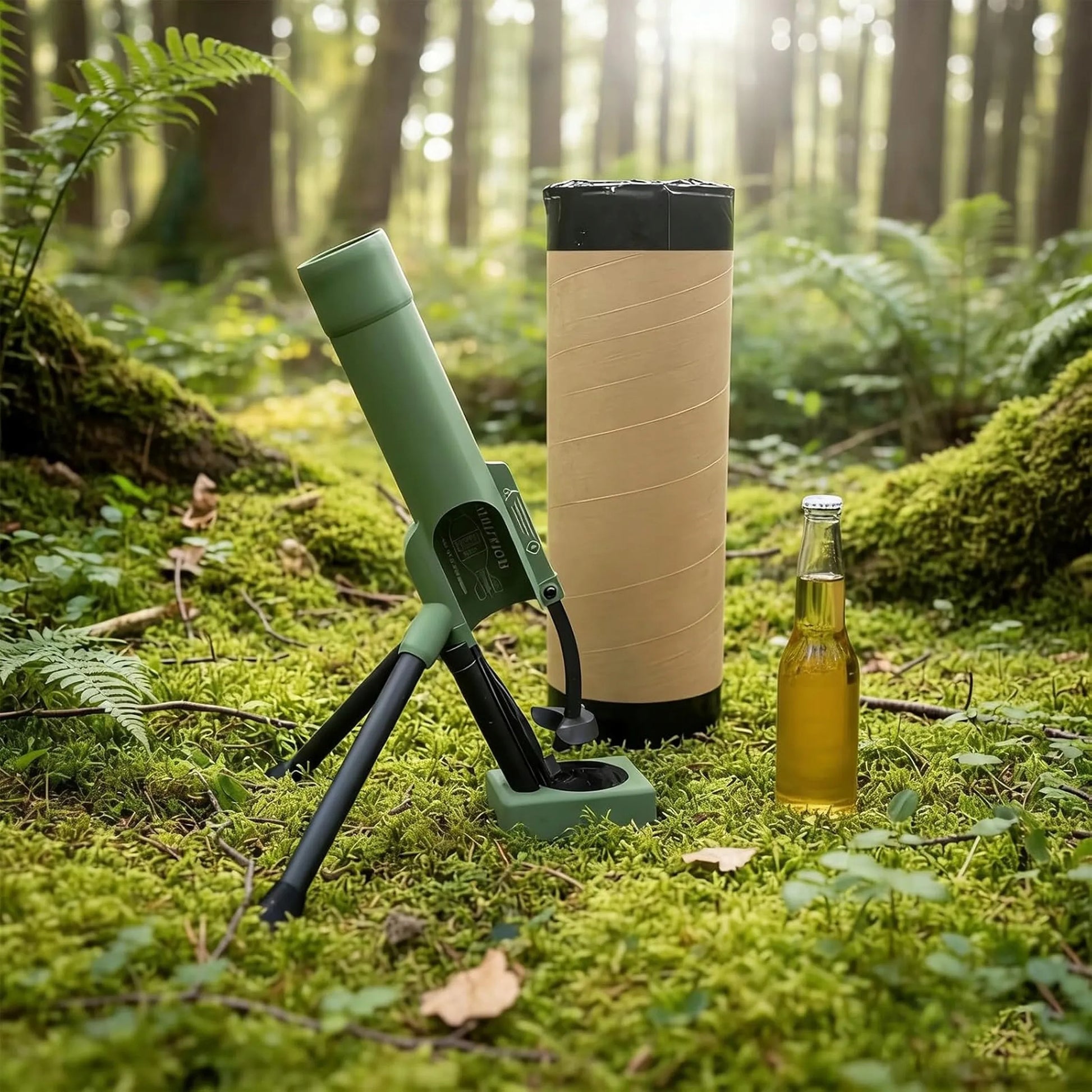 Senti automatinis butelių atidarytuvas su kamštelių šaudymo mechanizmu 500ml